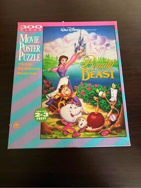 Vintage 90s Beauty & the Beast Puzzle